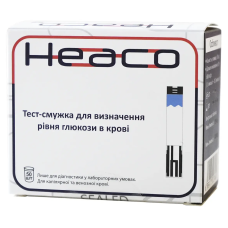 Тест полоски к глюкометру Heaco Safe AQ Voice (50 шт)